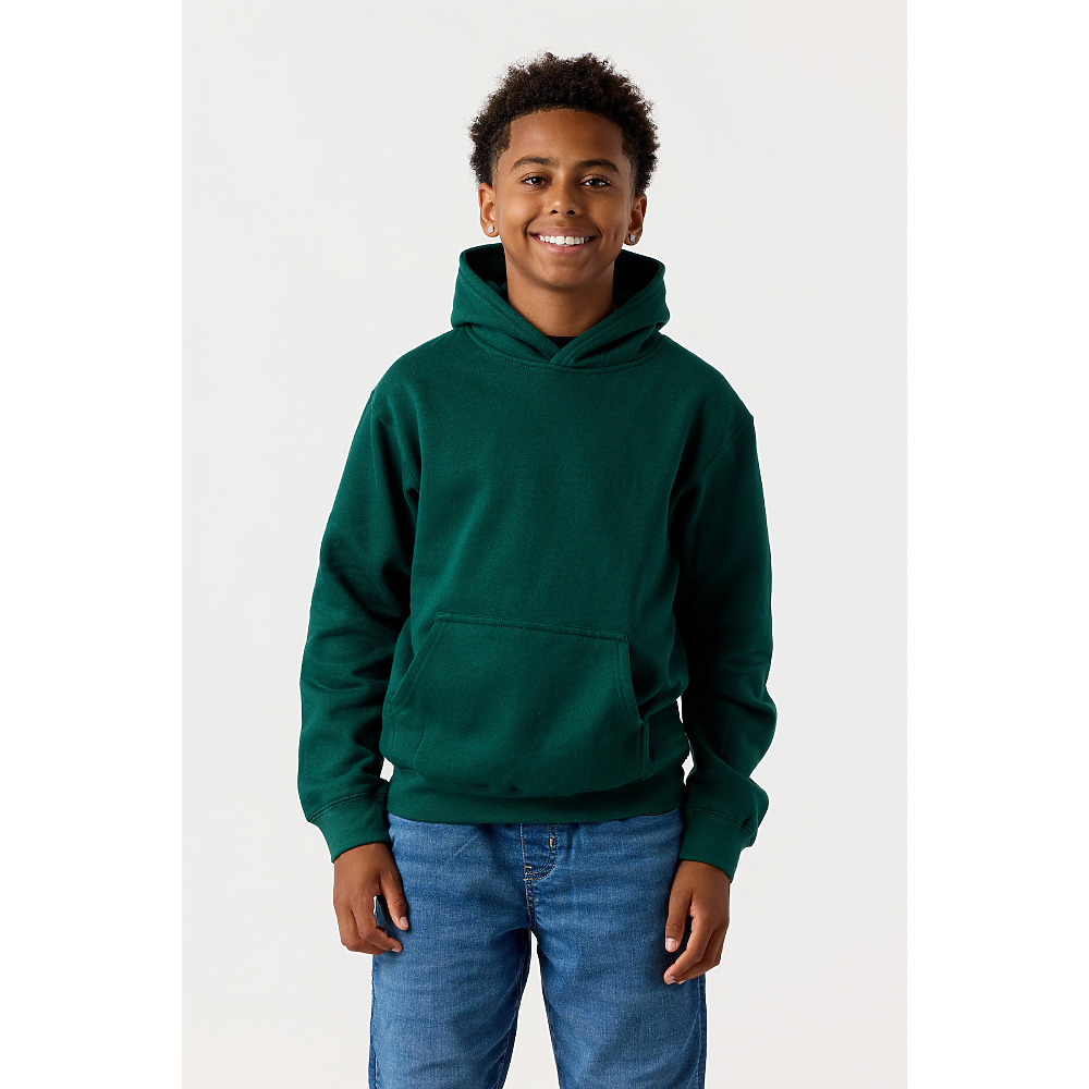Youth Hoodie in Forest