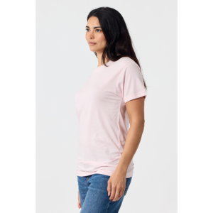 Premium Tee in Baby Pink on model