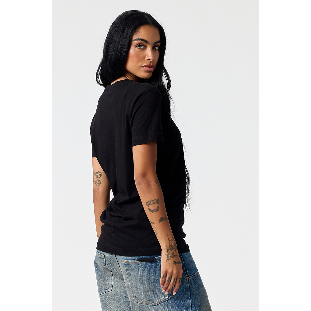 Everyday Tee in Black back view
