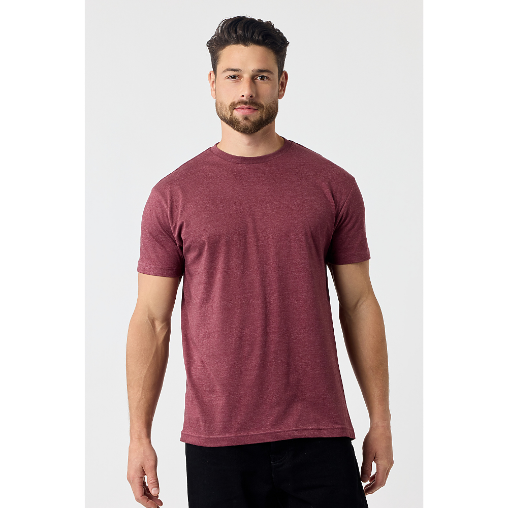 Everyday Tee in Burgundy Heather