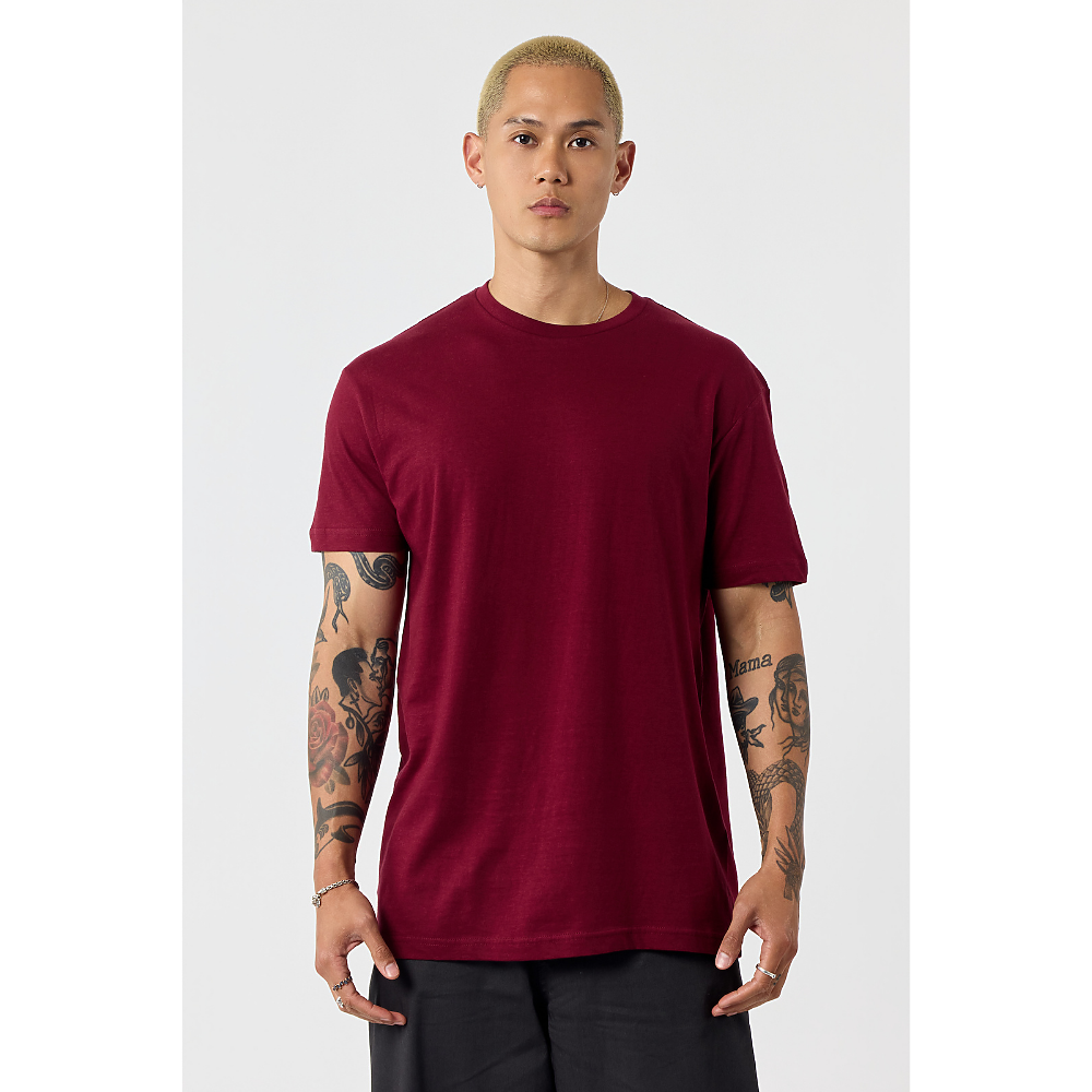 Everyday Tee in Burgundy