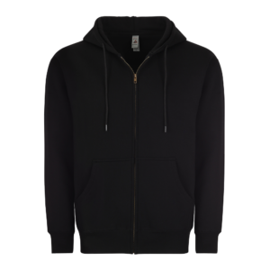 Premium Zip Hoodie in Black