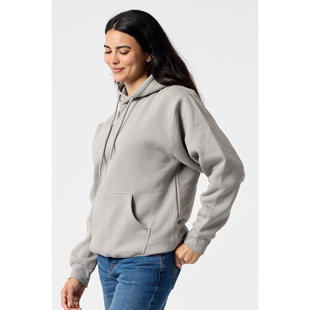 Heavyweight Hoodie in Stone on model