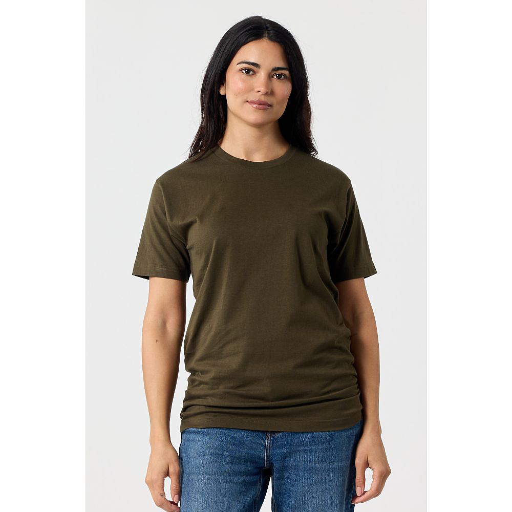 Classic Tee in Olive on model