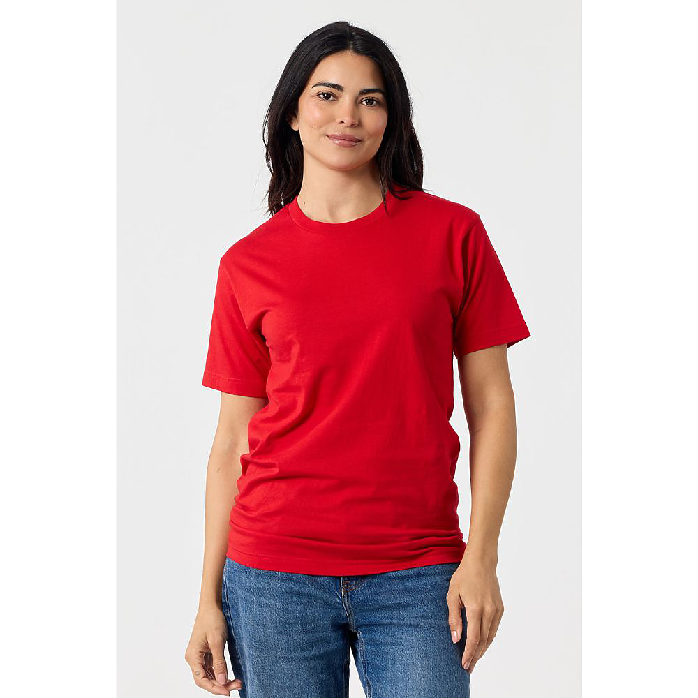 Classic Tee in Red on model