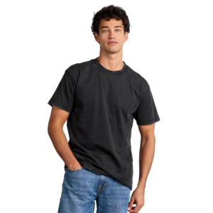 Vintage Wash Tee in Washed Black