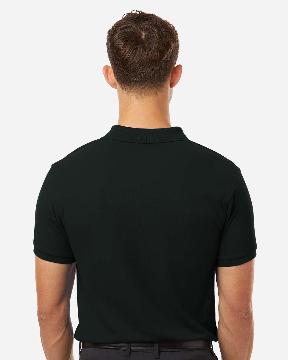 Men's Performance Polo Black back