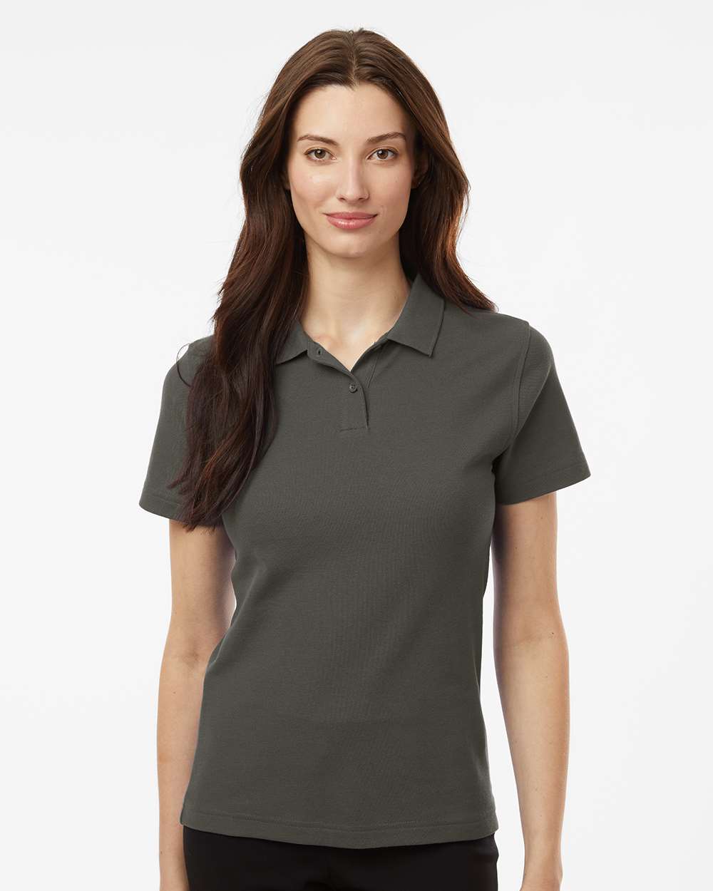 Women's Performance Polo Charcoal