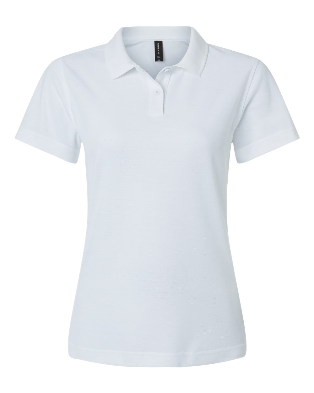 Women's Performance Polo White flat