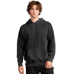 Vintage Wash Hoodie in Washed Black